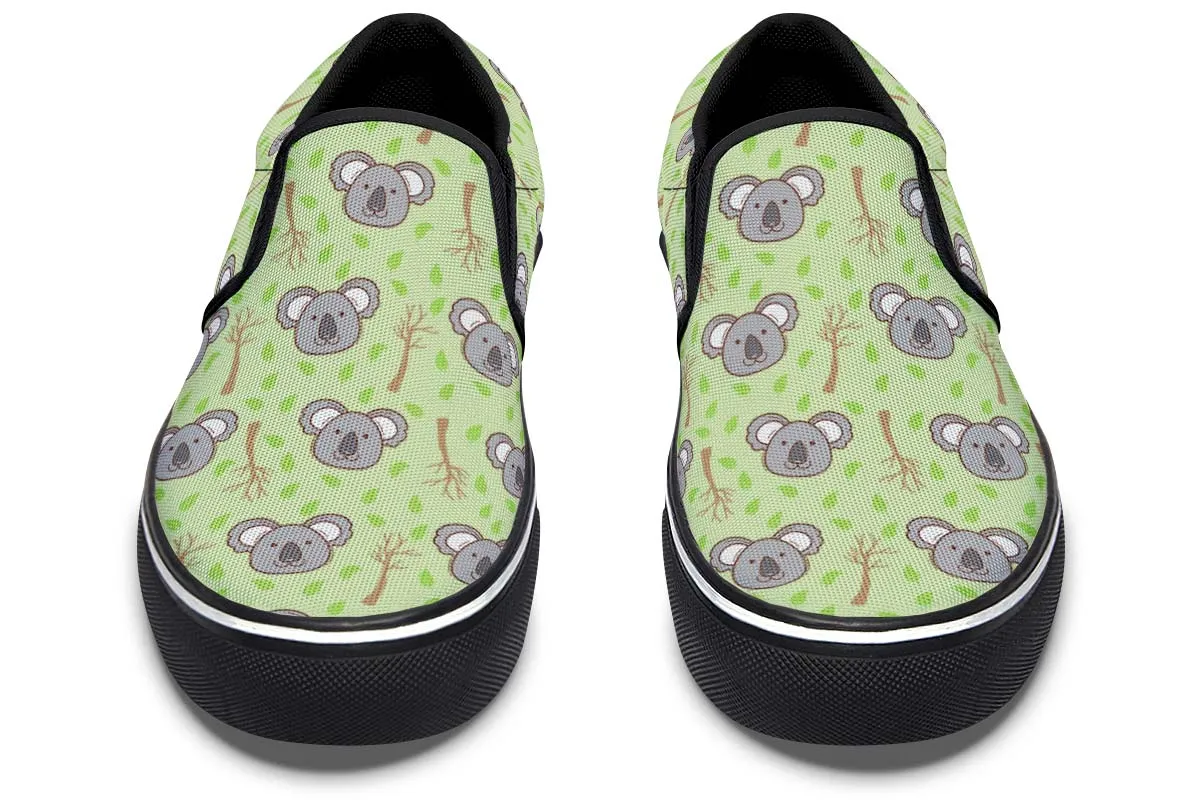 Cute Koala Slip-On Shoes