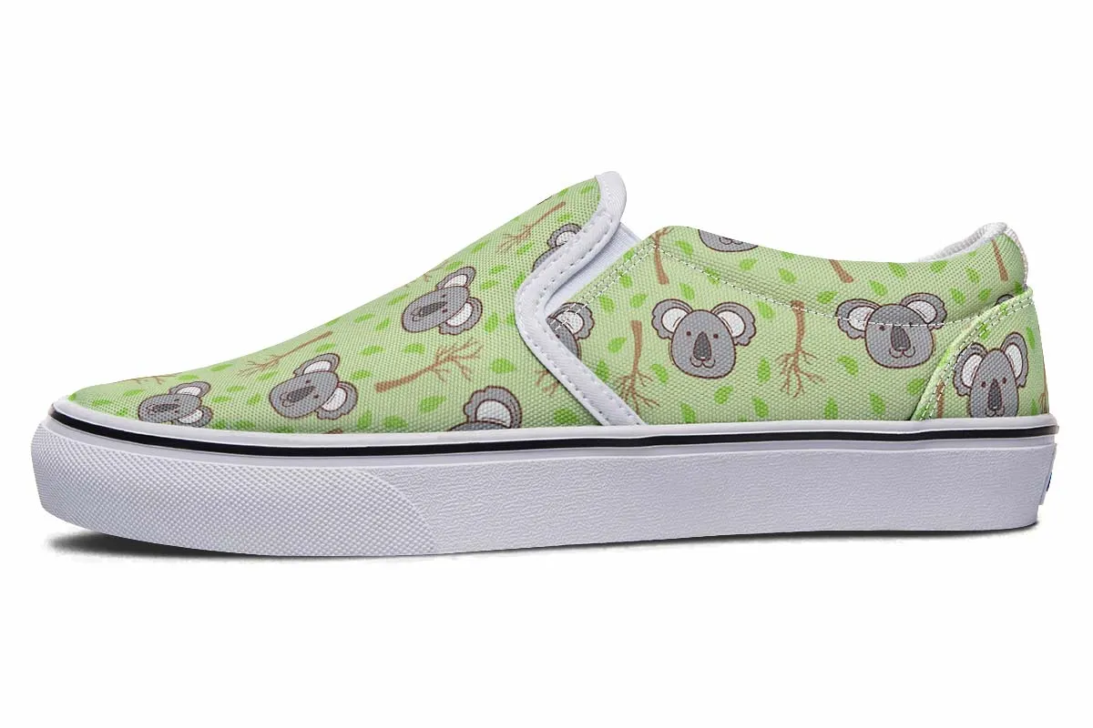 Cute Koala Slip-On Shoes