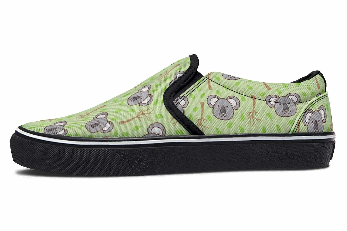 Cute Koala Slip-On Shoes