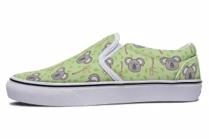 Cute Koala Slip-On Shoes