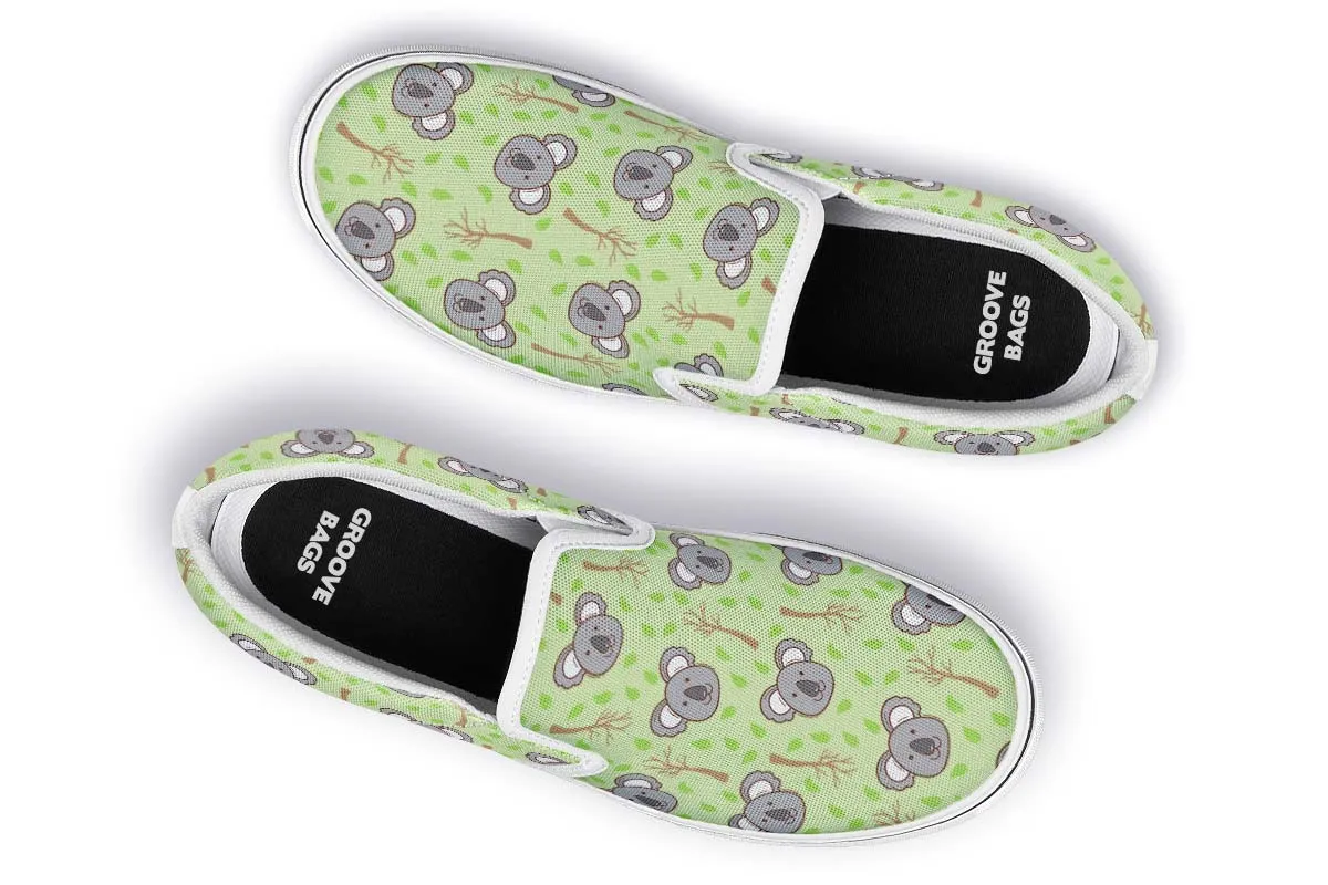 Cute Koala Slip-On Shoes
