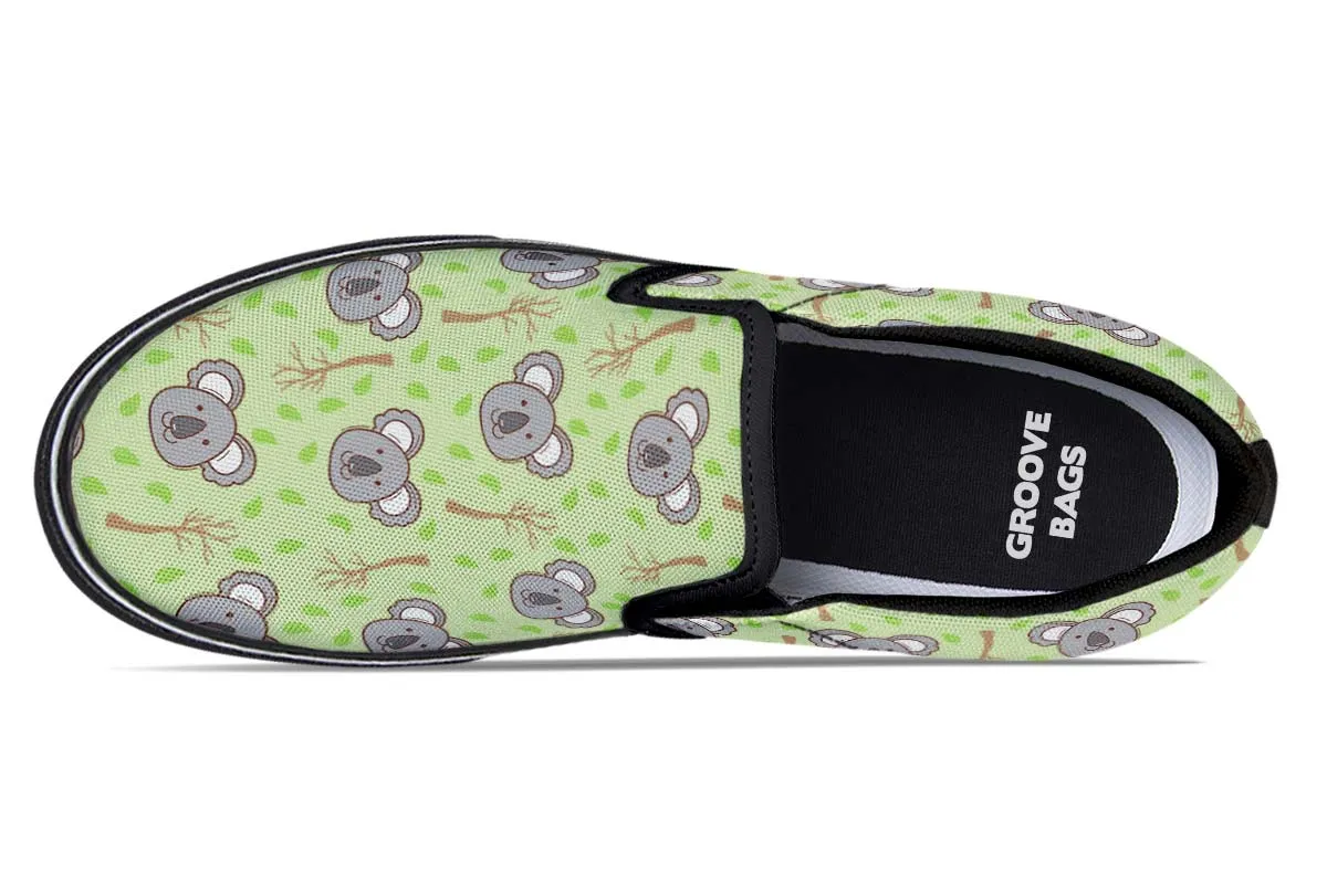 Cute Koala Slip-On Shoes