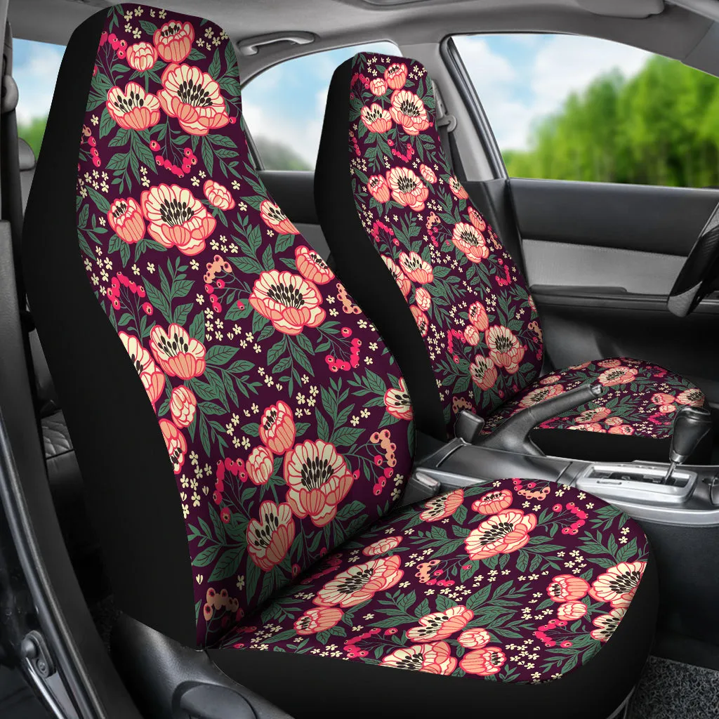 Cute Peony Car Seat Covers