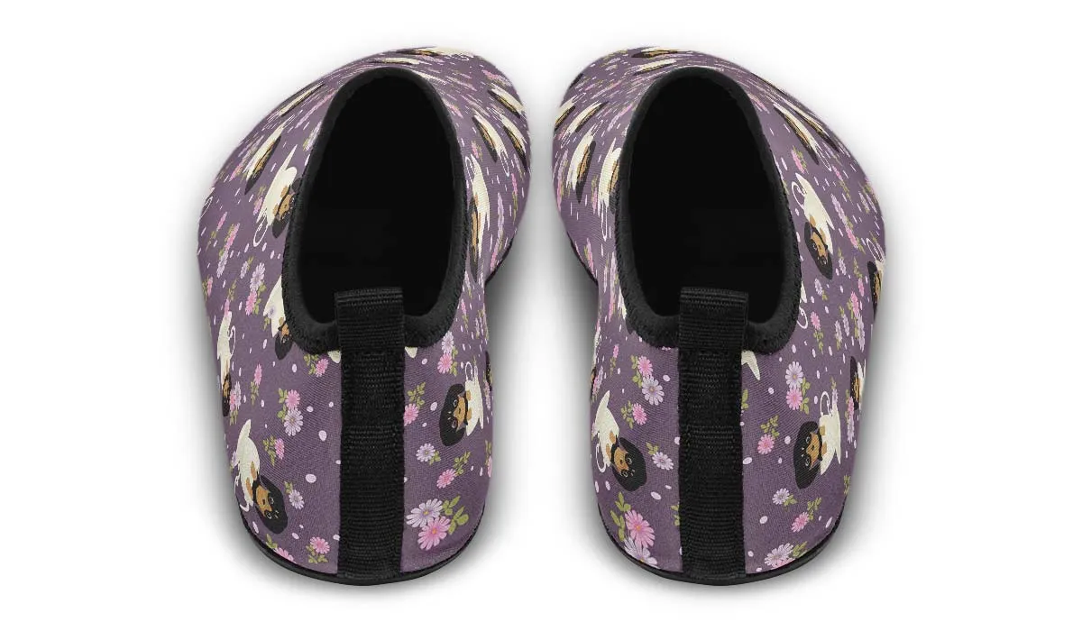 Dachshund Cup Of Tea Aqua Barefoot Shoes