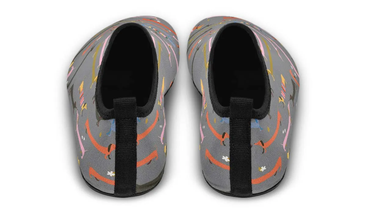 Dachshund Pals Aqua Barefoot Shoes