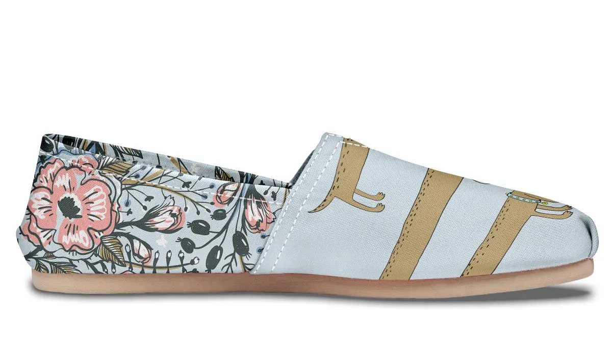 Dachshund Thoughts Casual Shoes