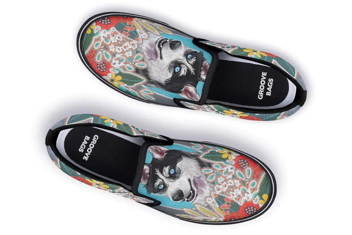 Denim Style Husky Slip-On Shoes