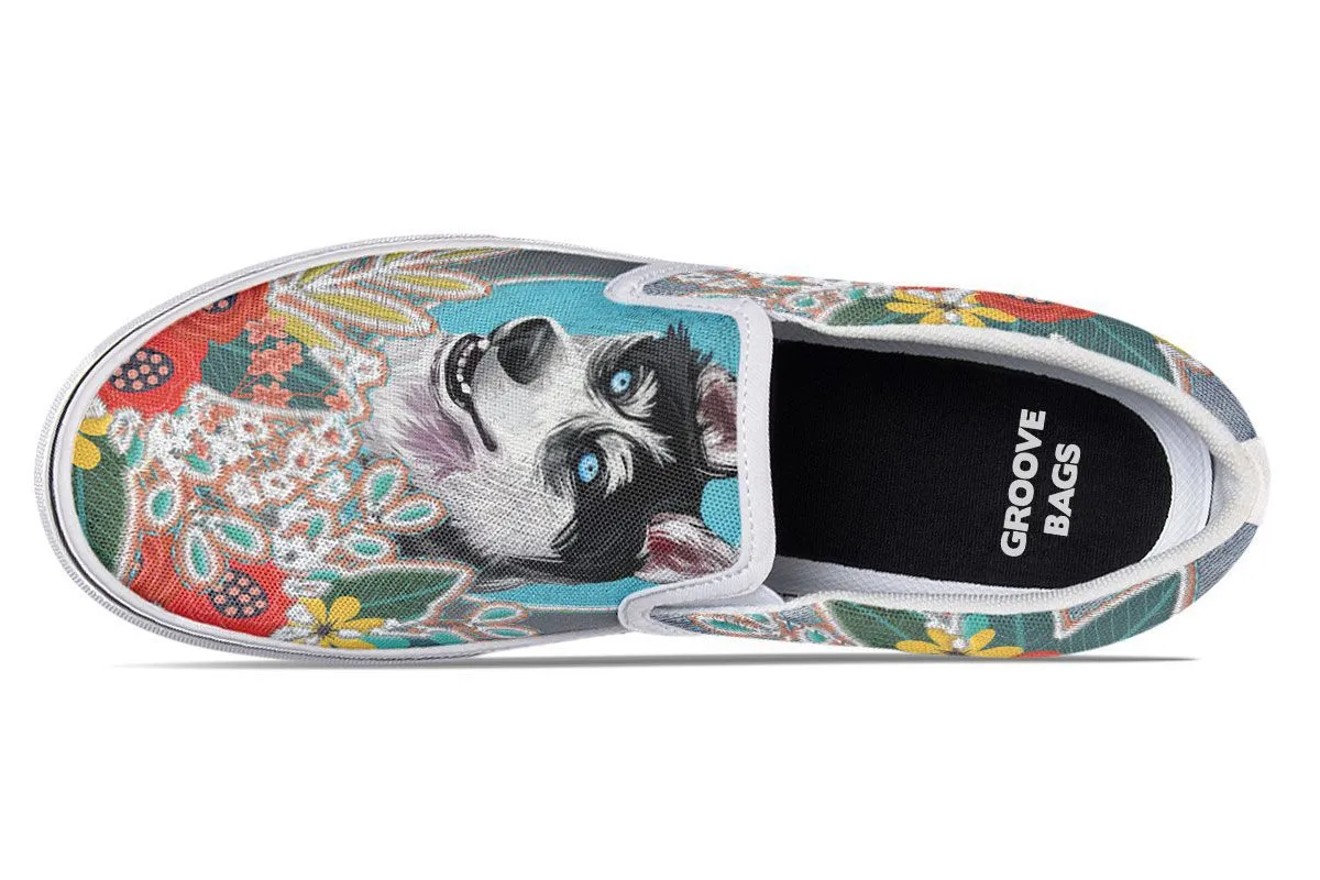 Denim Style Husky Slip-On Shoes