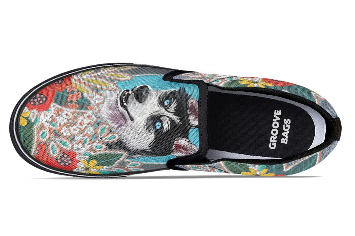 Denim Style Husky Slip-On Shoes