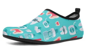 Dentist Pattern Aqua Barefoot Shoes