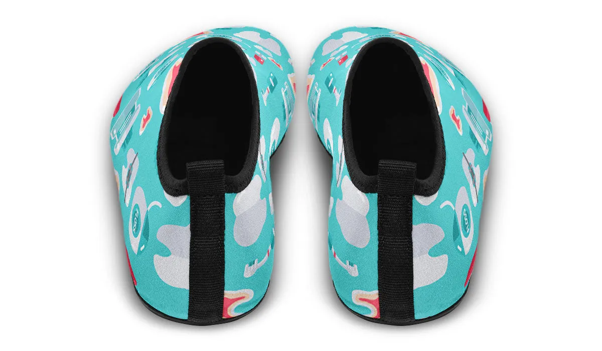 Dentist Pattern Aqua Barefoot Shoes
