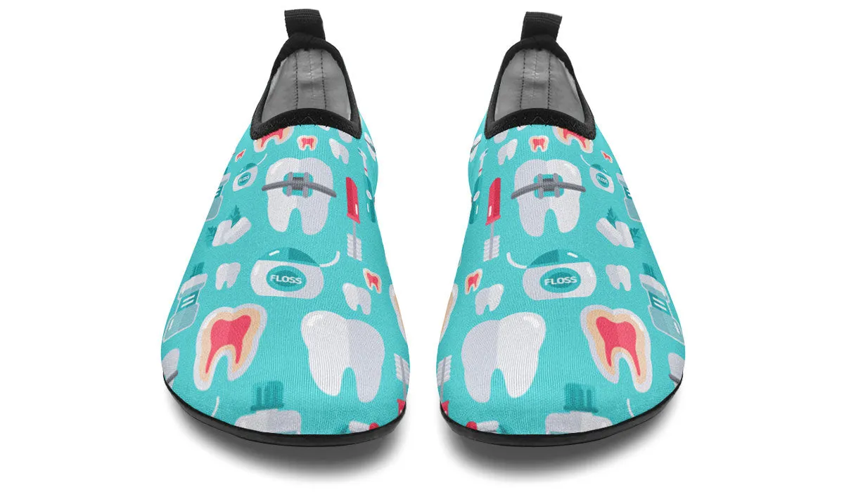 Dentist Pattern Aqua Barefoot Shoes