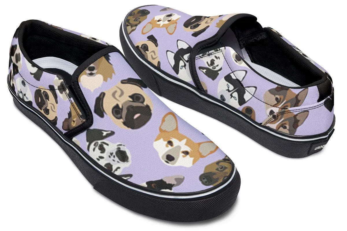 Dog Lover Slip-On Shoes