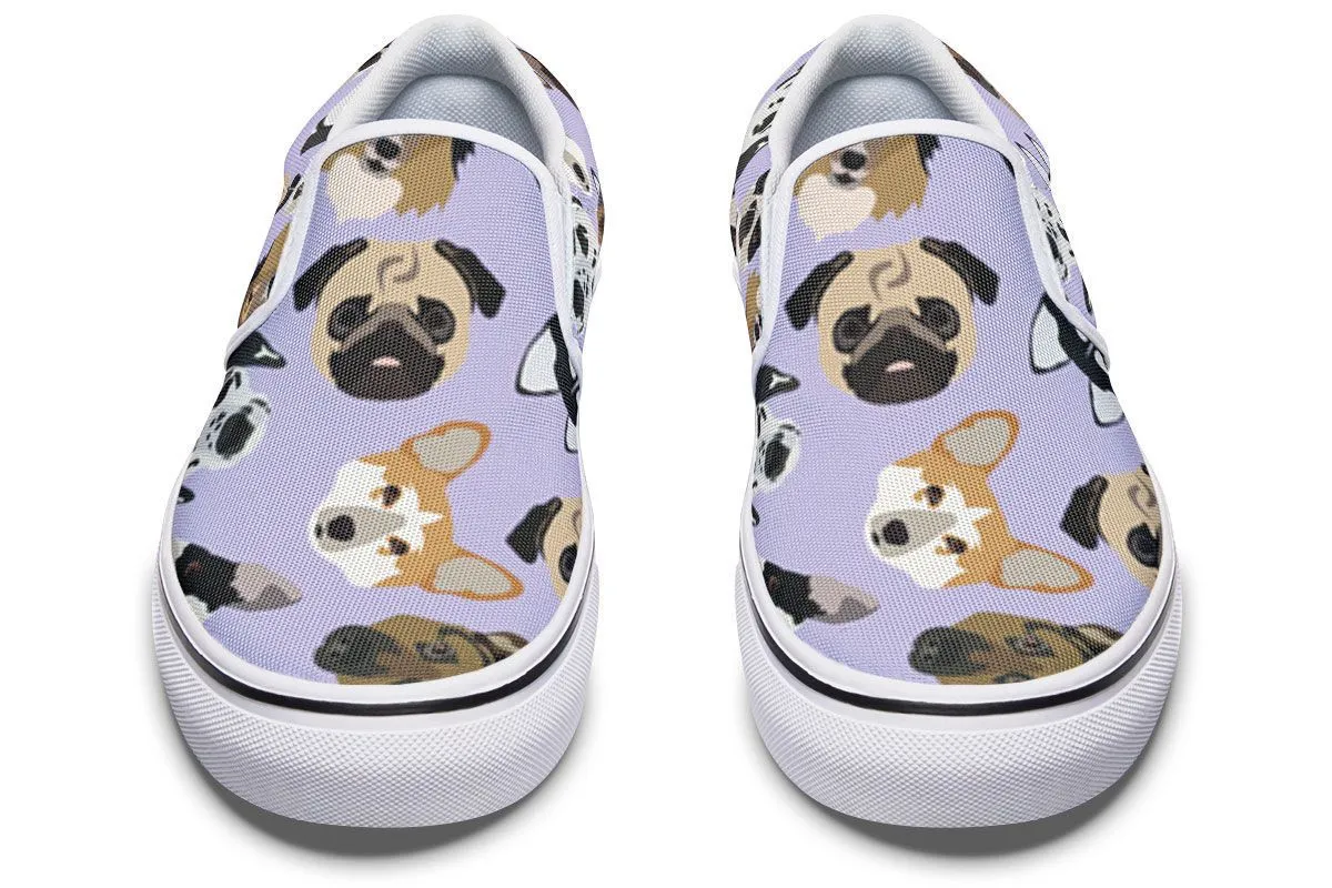 Dog Lover Slip-On Shoes
