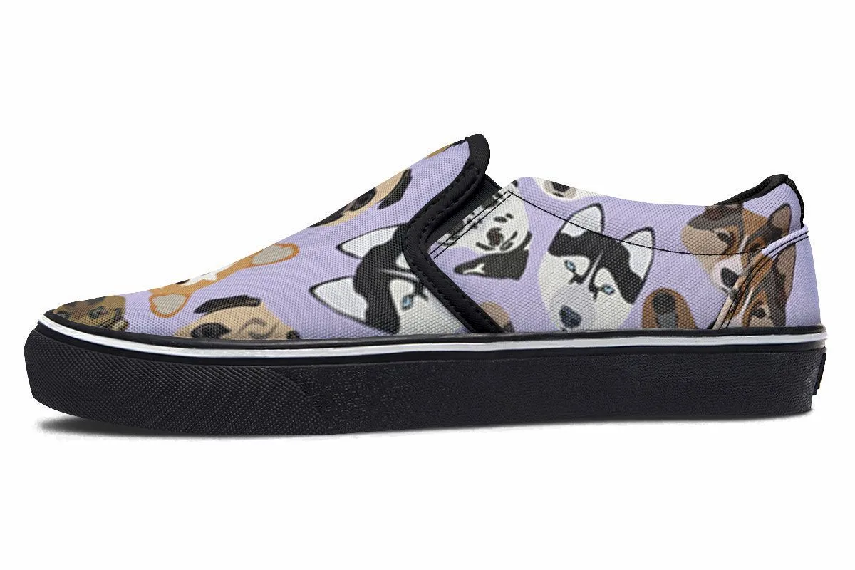 Dog Lover Slip-On Shoes