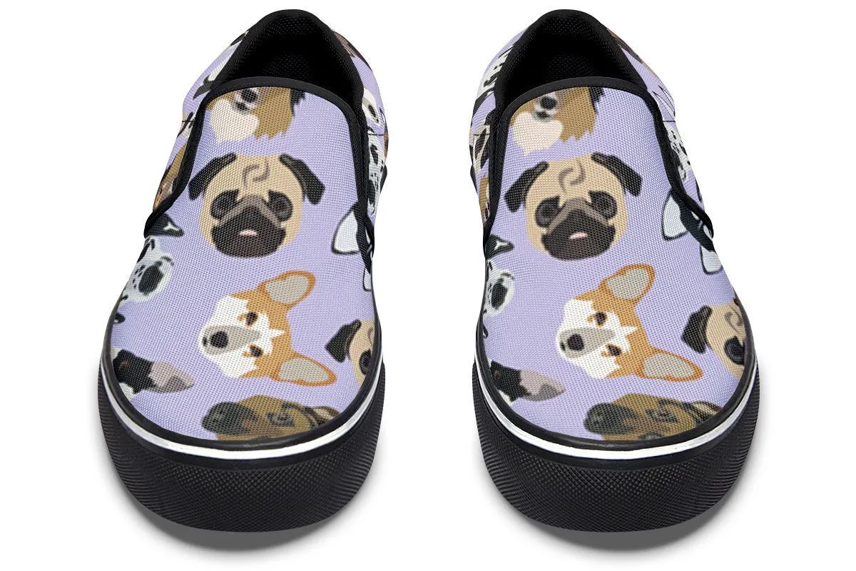 Dog Lover Slip-On Shoes