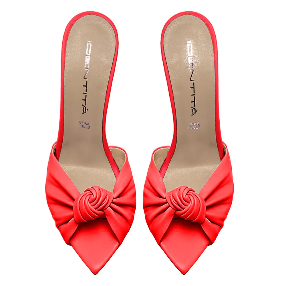 ELEANOR RED LEATHER
