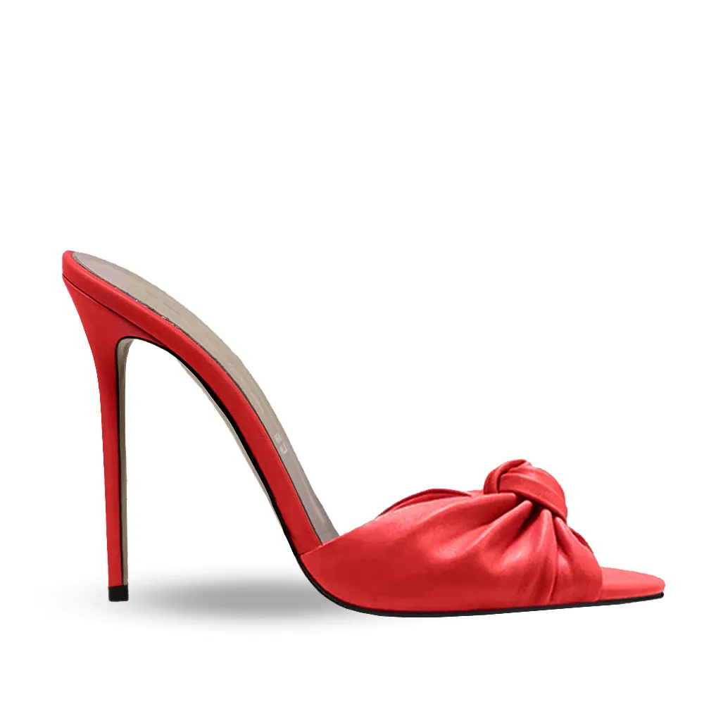 ELEANOR RED LEATHER
