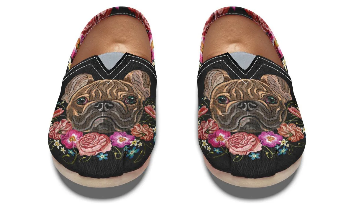 Embroidery Dog Casual Shoes