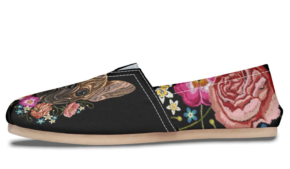 Embroidery Dog Casual Shoes