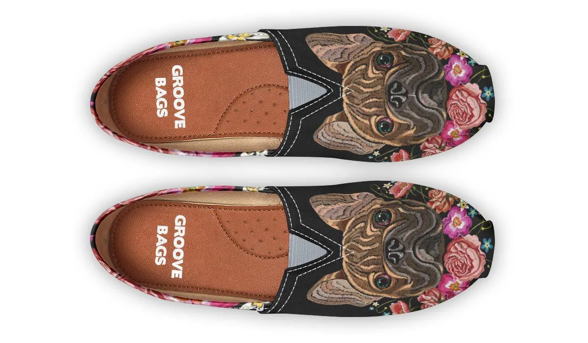 Embroidery Dog Casual Shoes