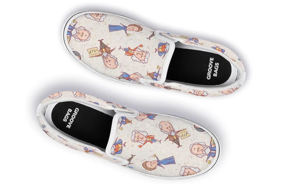 Famous Scientists Slip-On Shoes
