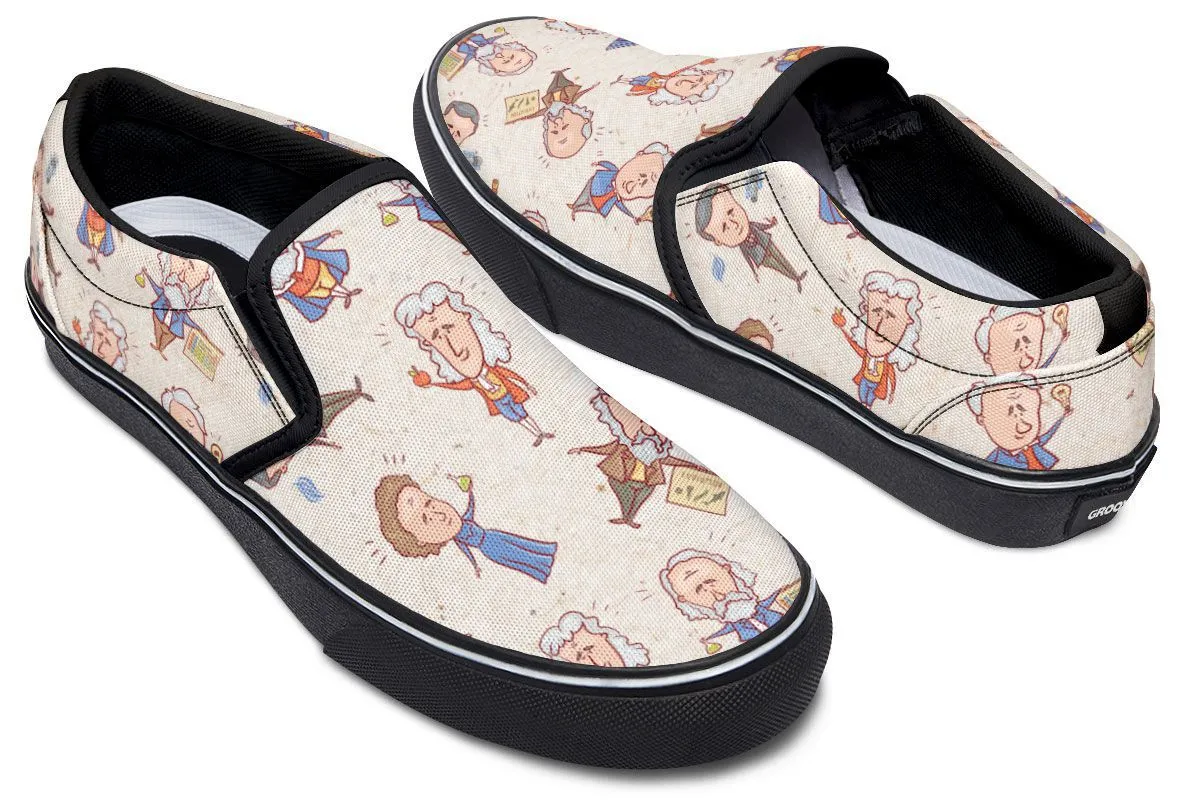 Famous Scientists Slip-On Shoes