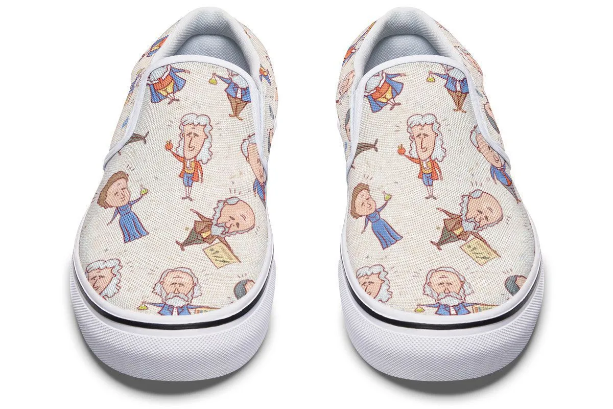 Famous Scientists Slip-On Shoes