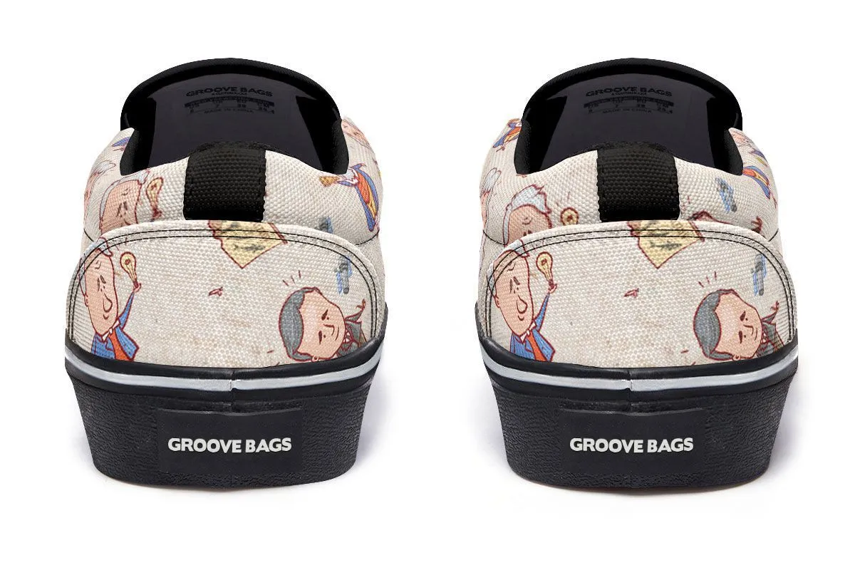 Famous Scientists Slip-On Shoes