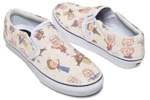 Famous Scientists Slip-On Shoes