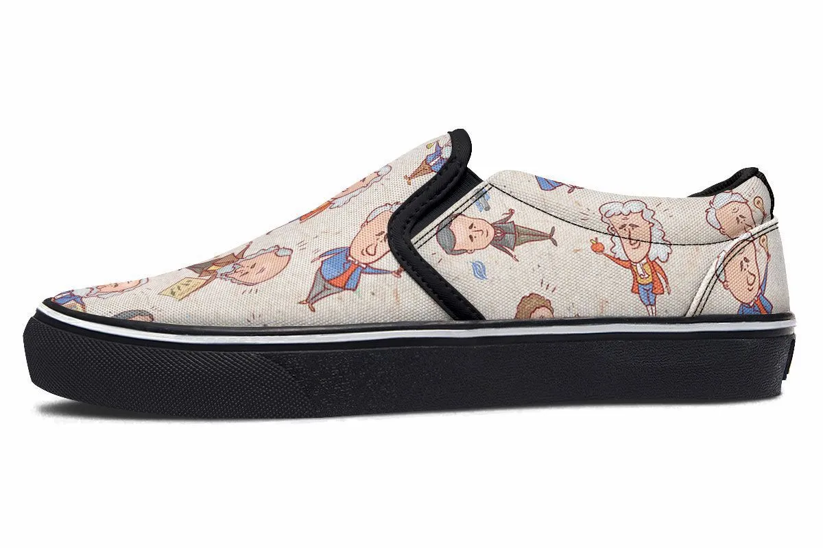 Famous Scientists Slip-On Shoes