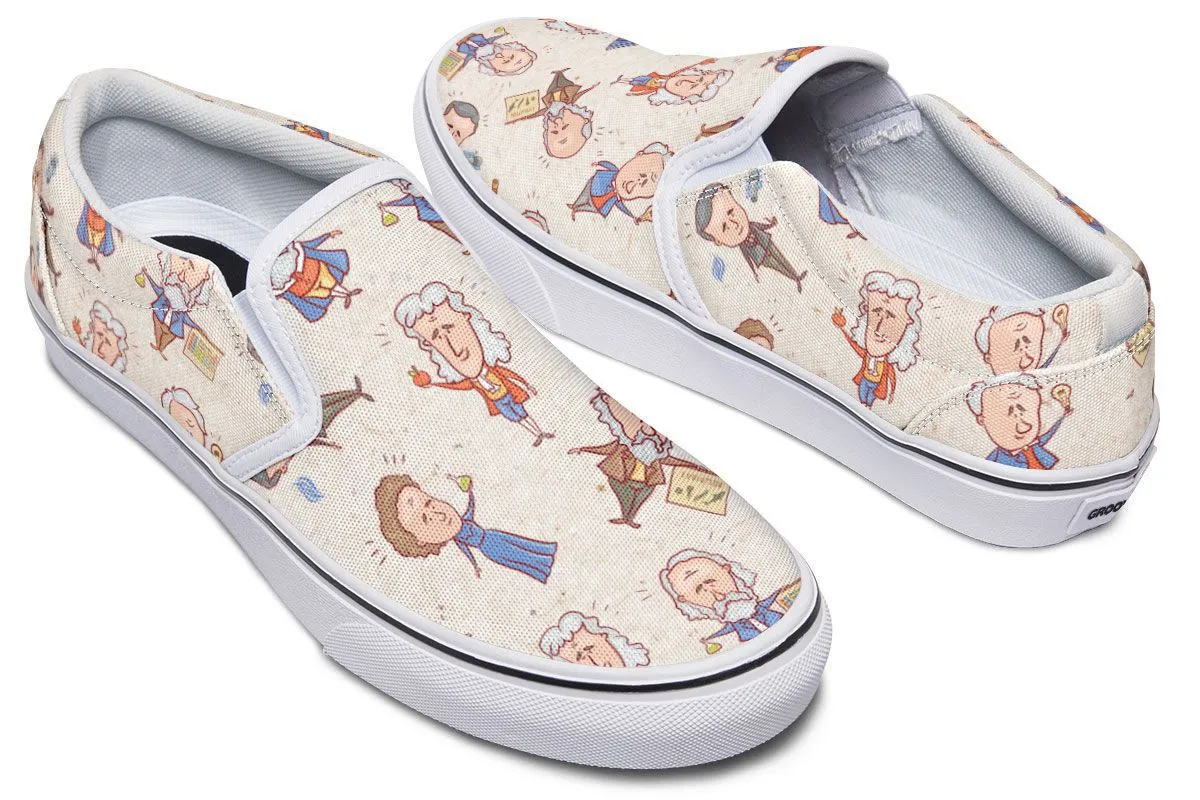 Famous Scientists Slip-On Shoes