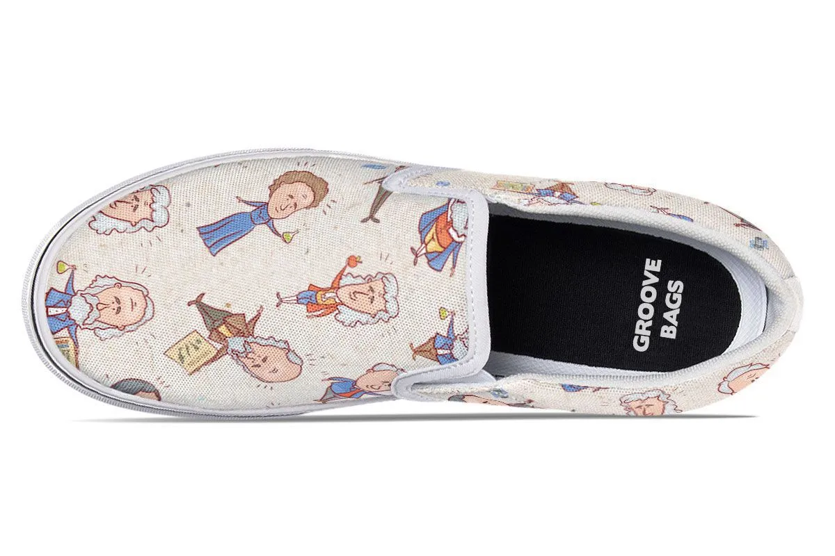 Famous Scientists Slip-On Shoes