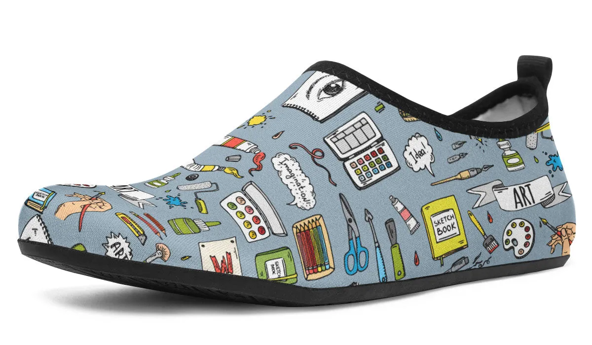 Fine Art Aqua Barefoot Shoes
