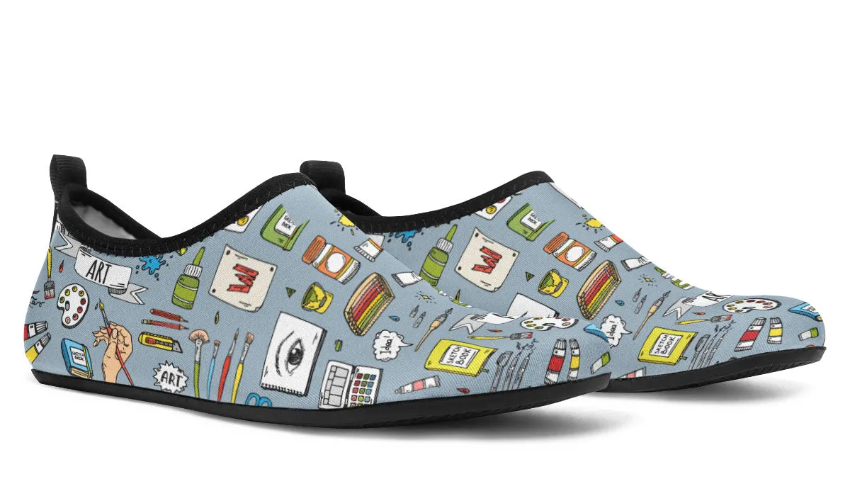 Fine Art Aqua Barefoot Shoes