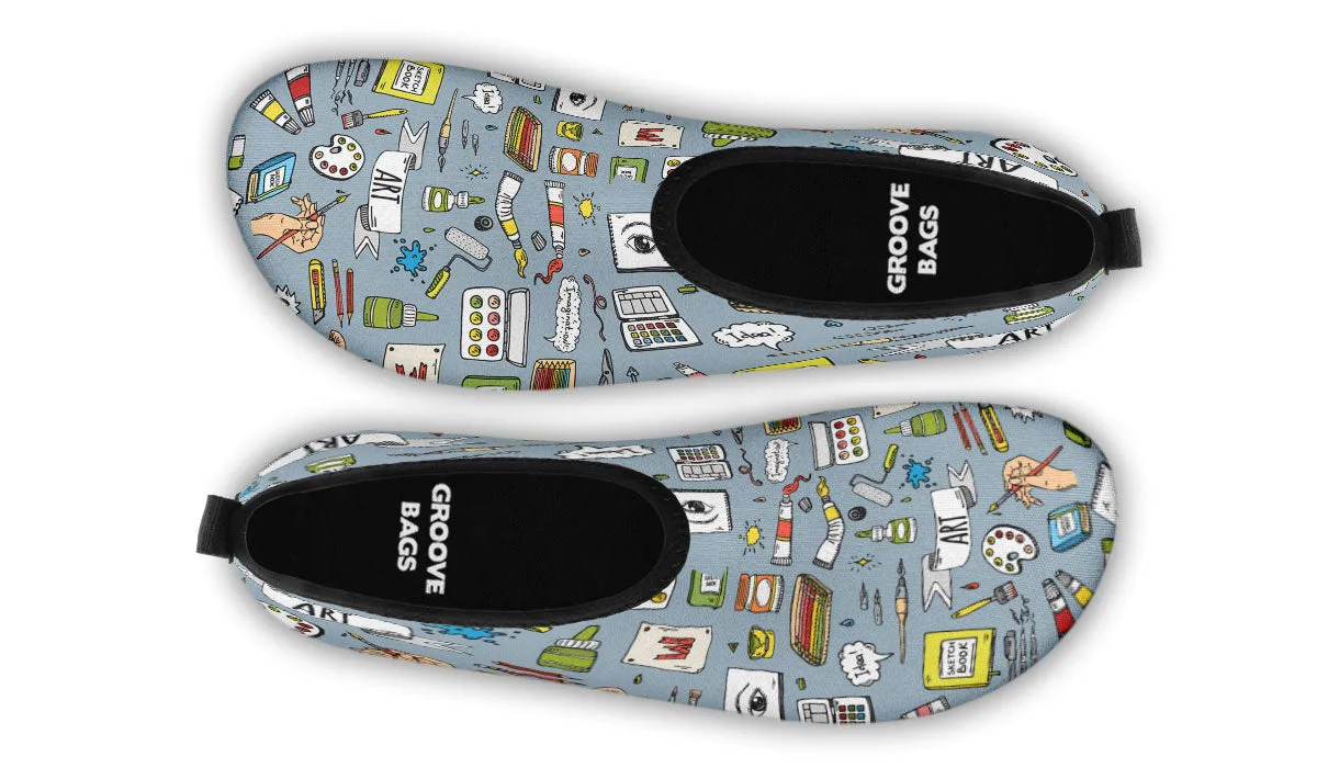 Fine Art Aqua Barefoot Shoes