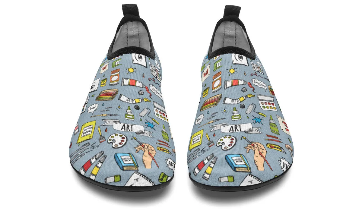 Fine Art Aqua Barefoot Shoes