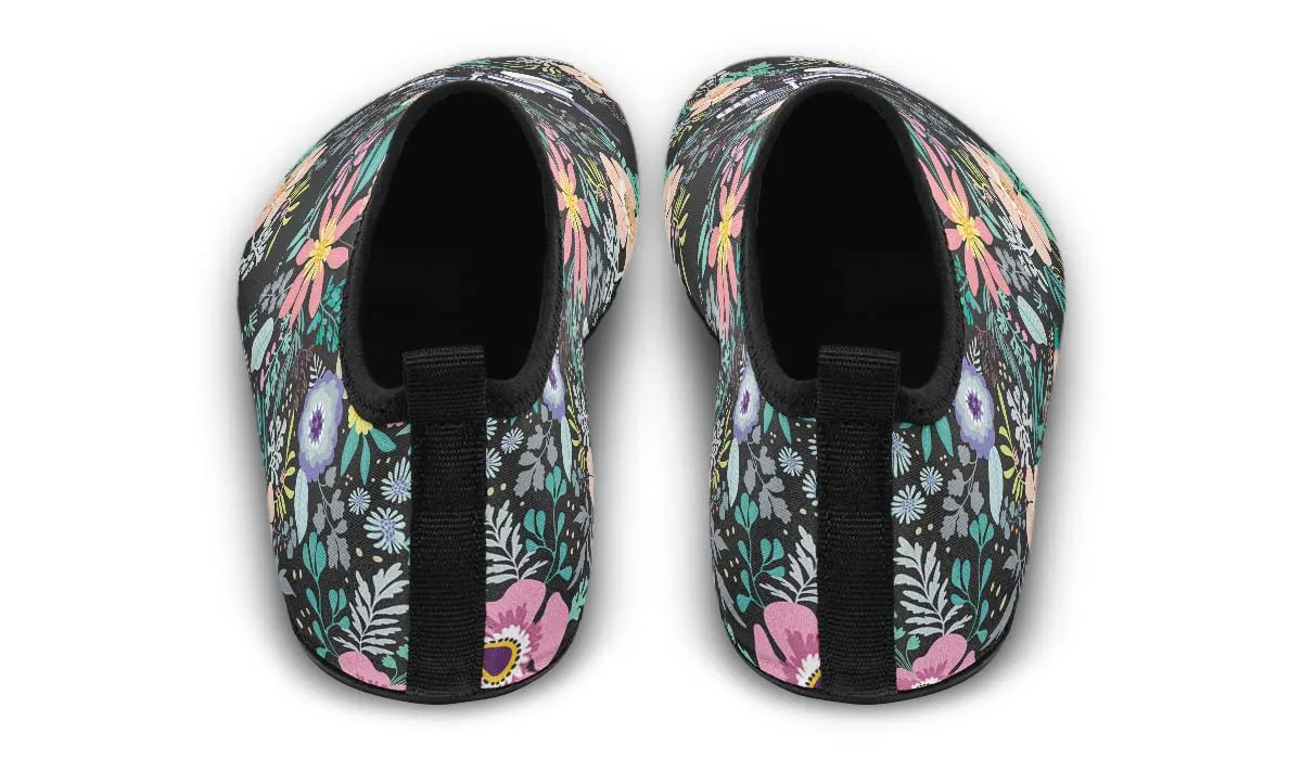 Floral Dentist Office Aqua Barefoot Shoes