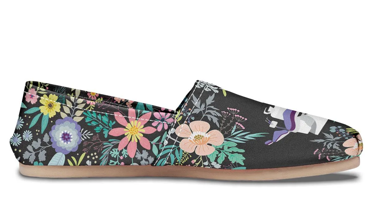 Floral Dentist Office Casual Shoes