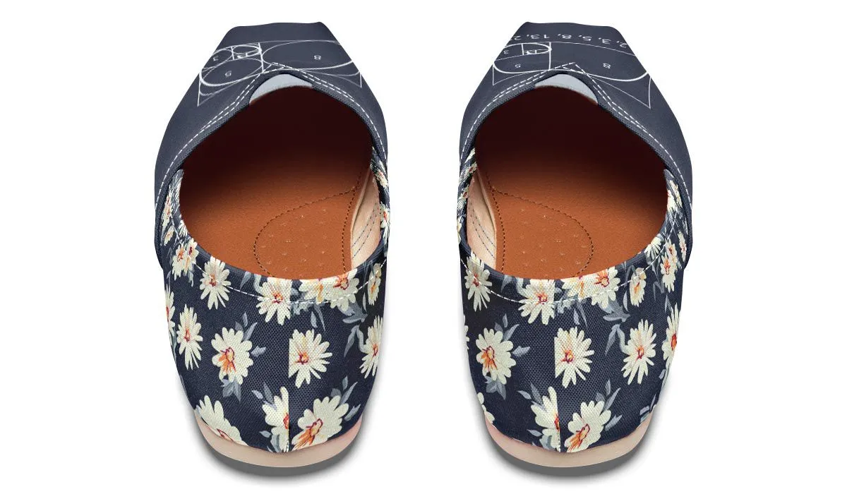 Floral Golden Ratio Casual Shoes