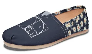 Floral Golden Ratio Casual Shoes