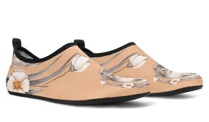 Floral Kitten Aqua Barefoot Shoes