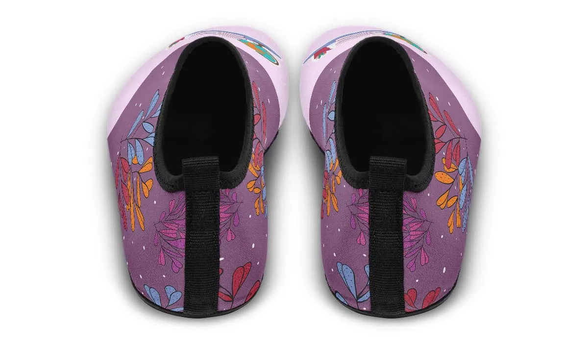 Floral Knowledge Aqua Barefoot Shoes
