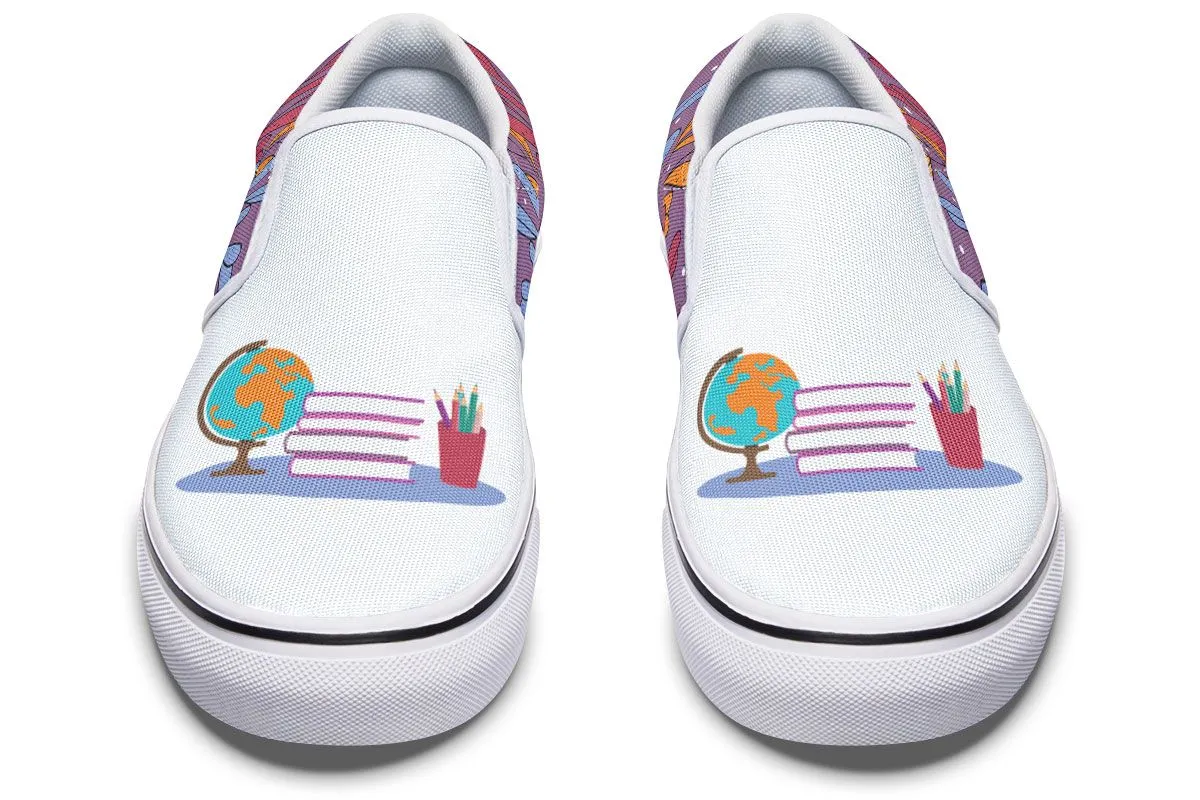 Floral Knowledge Slip-On Shoes