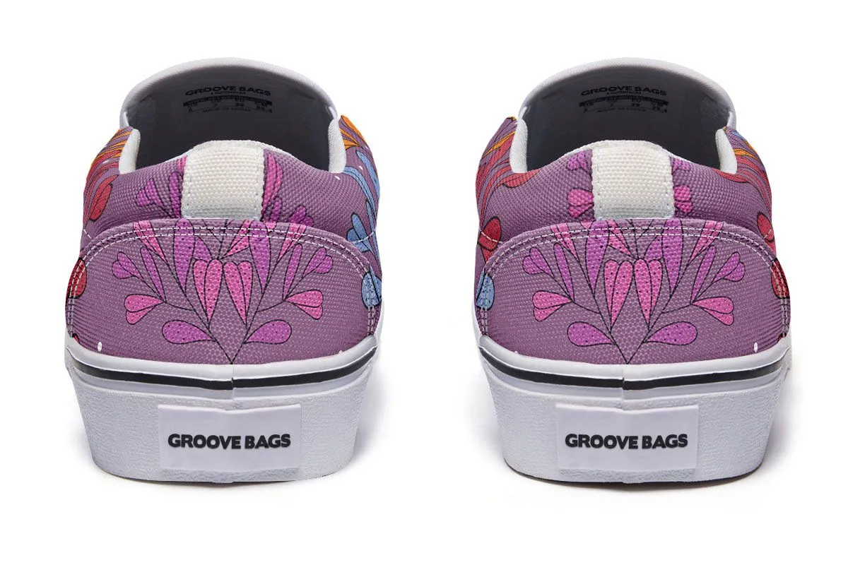 Floral Knowledge Slip-On Shoes