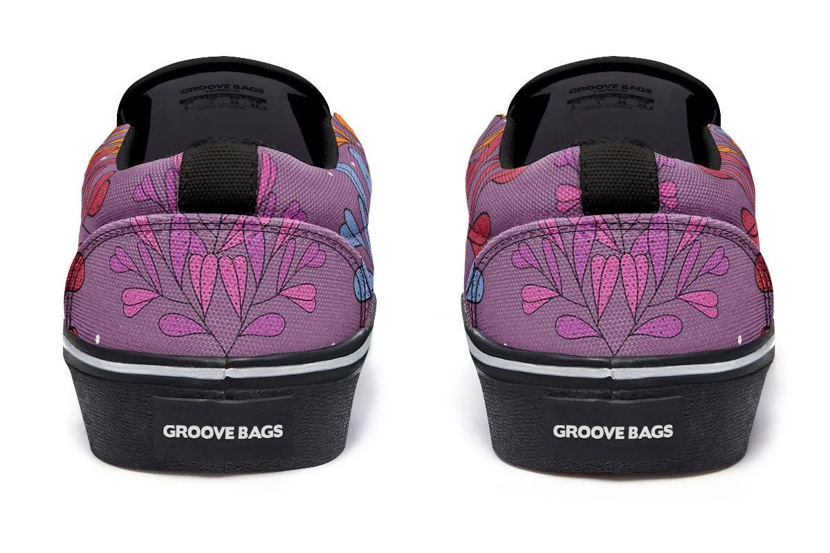 Floral Knowledge Slip-On Shoes