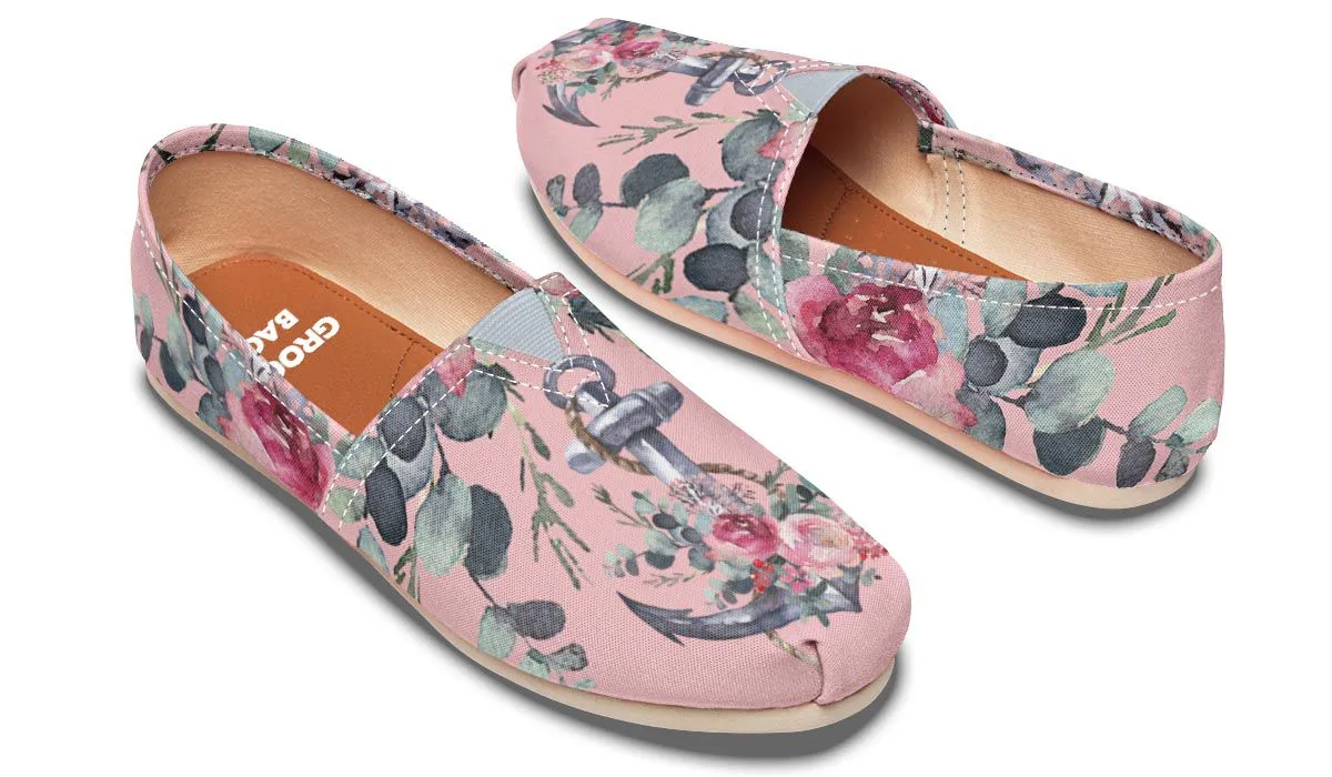 Floral Sailor Casual Shoes