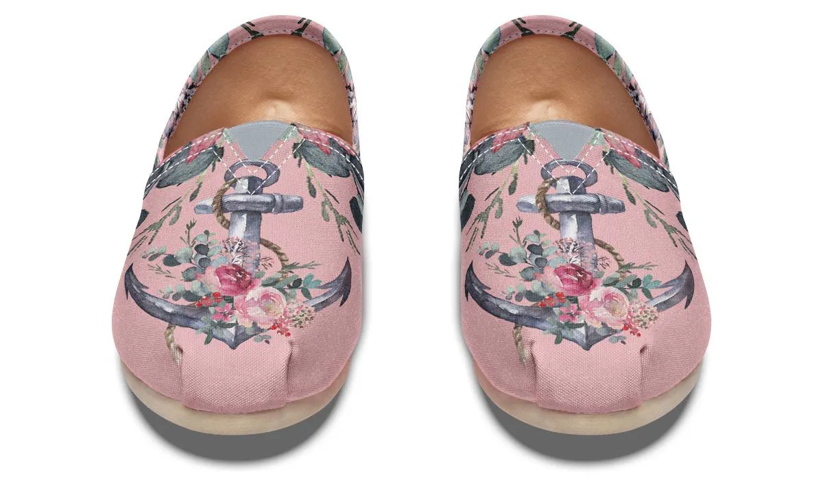 Floral Sailor Casual Shoes