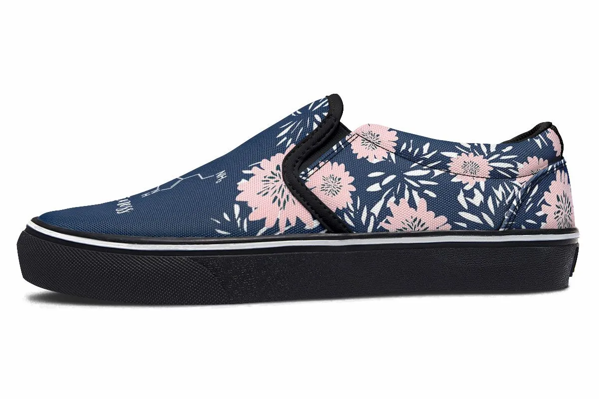 Floral Serotonin Slip-On Shoes