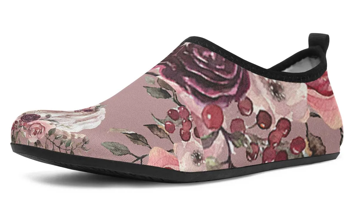 Floral Unicorn Aqua Barefoot Shoes